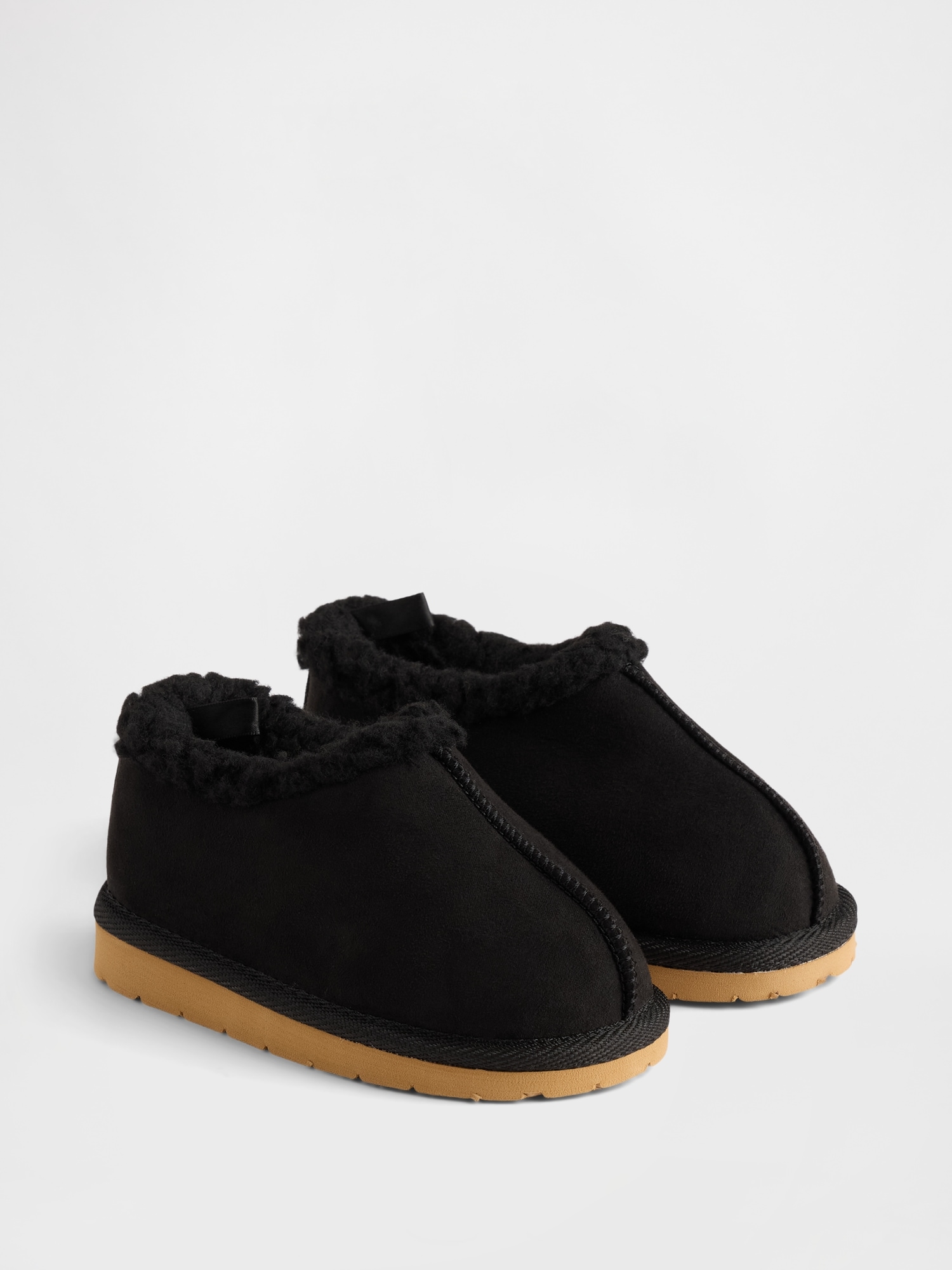 Toddler Vegan Suede Sherpa-Lined Shoes