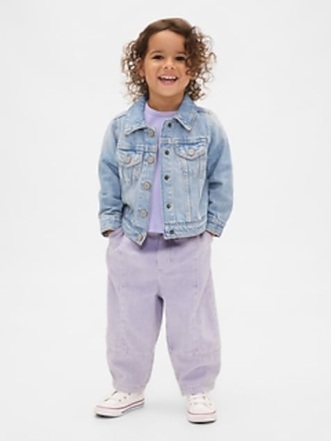Baby & Toddler Pull-On Barrel Jeans