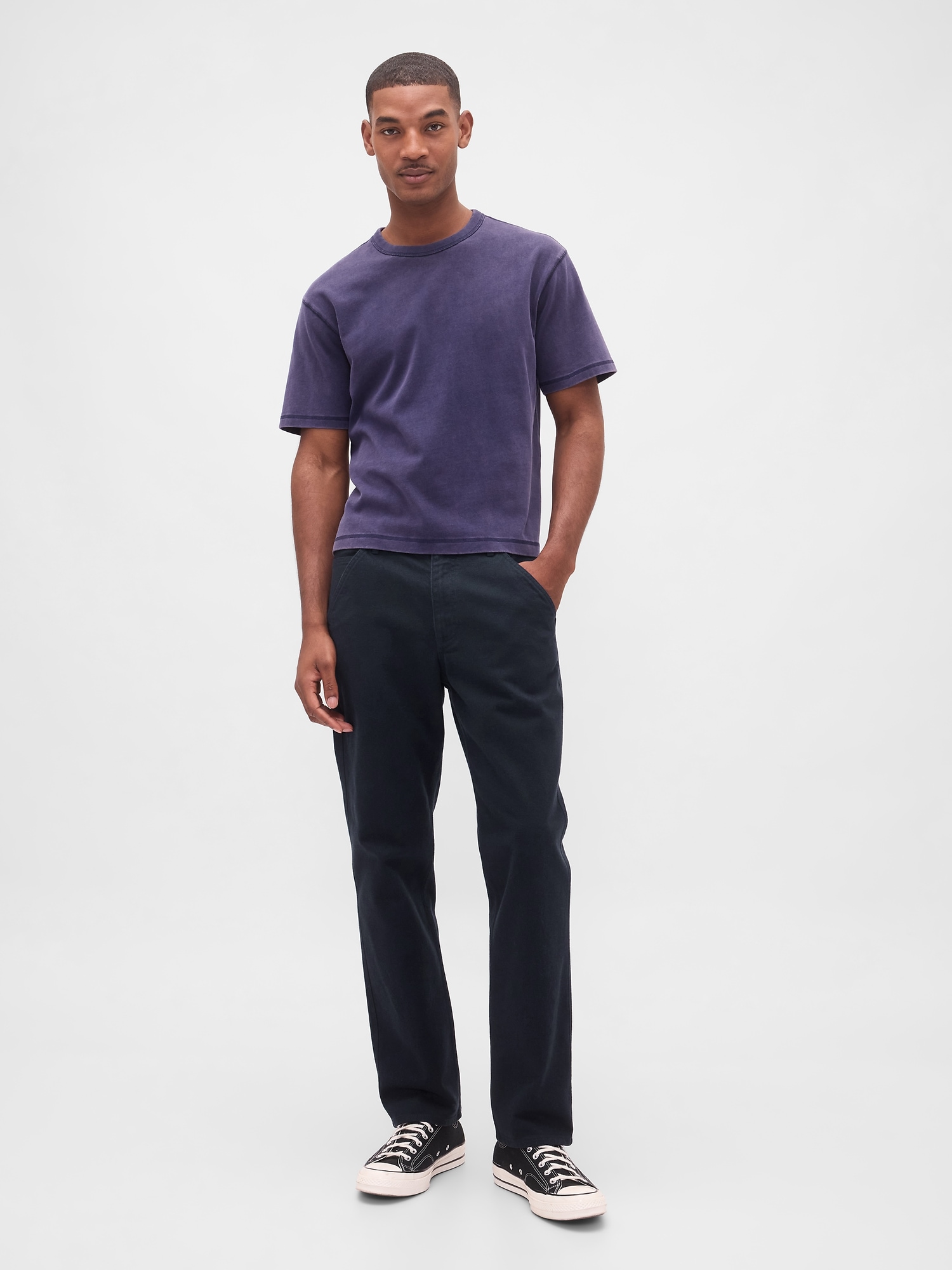 Relaxed Utility Khakis - New Classic Navy