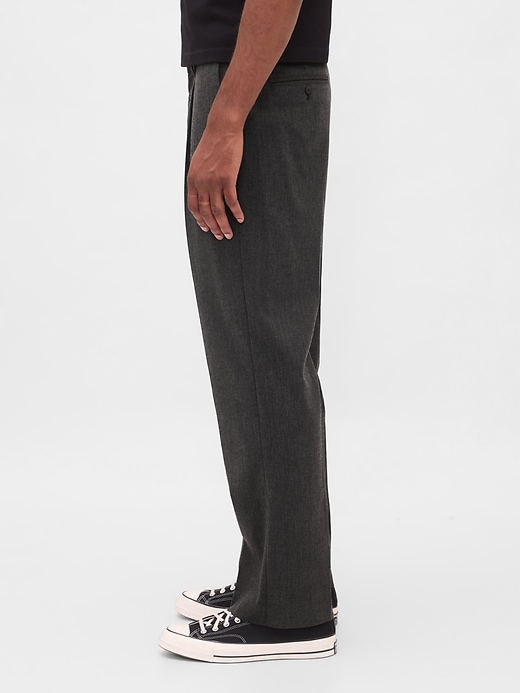 365 Wool-Blend Relaxed Trousers