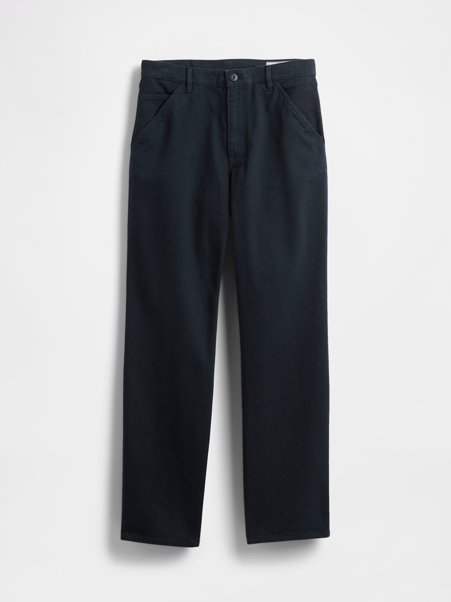 Relaxed Straight Utility Khakis