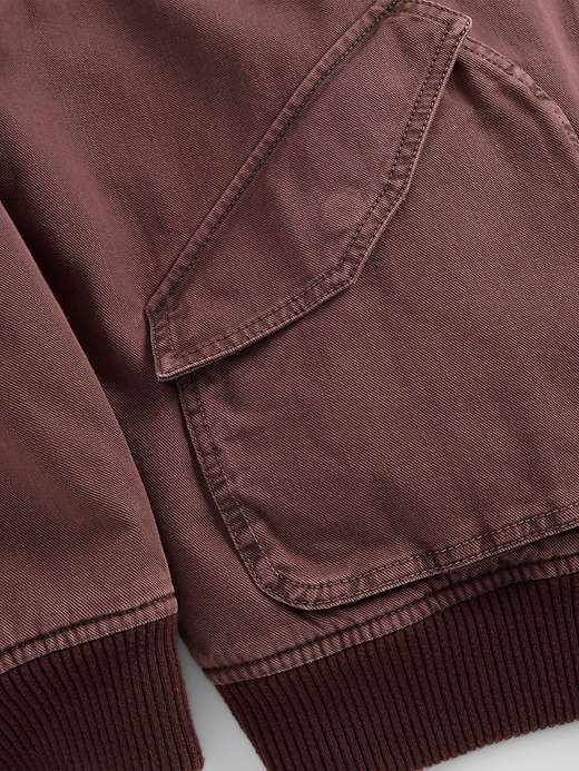 Image number 4 showing, Washed Twill Bomber Jacket