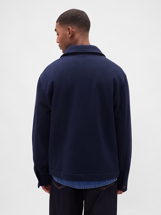 Image number 3 showing, French Terry Chore Jacket