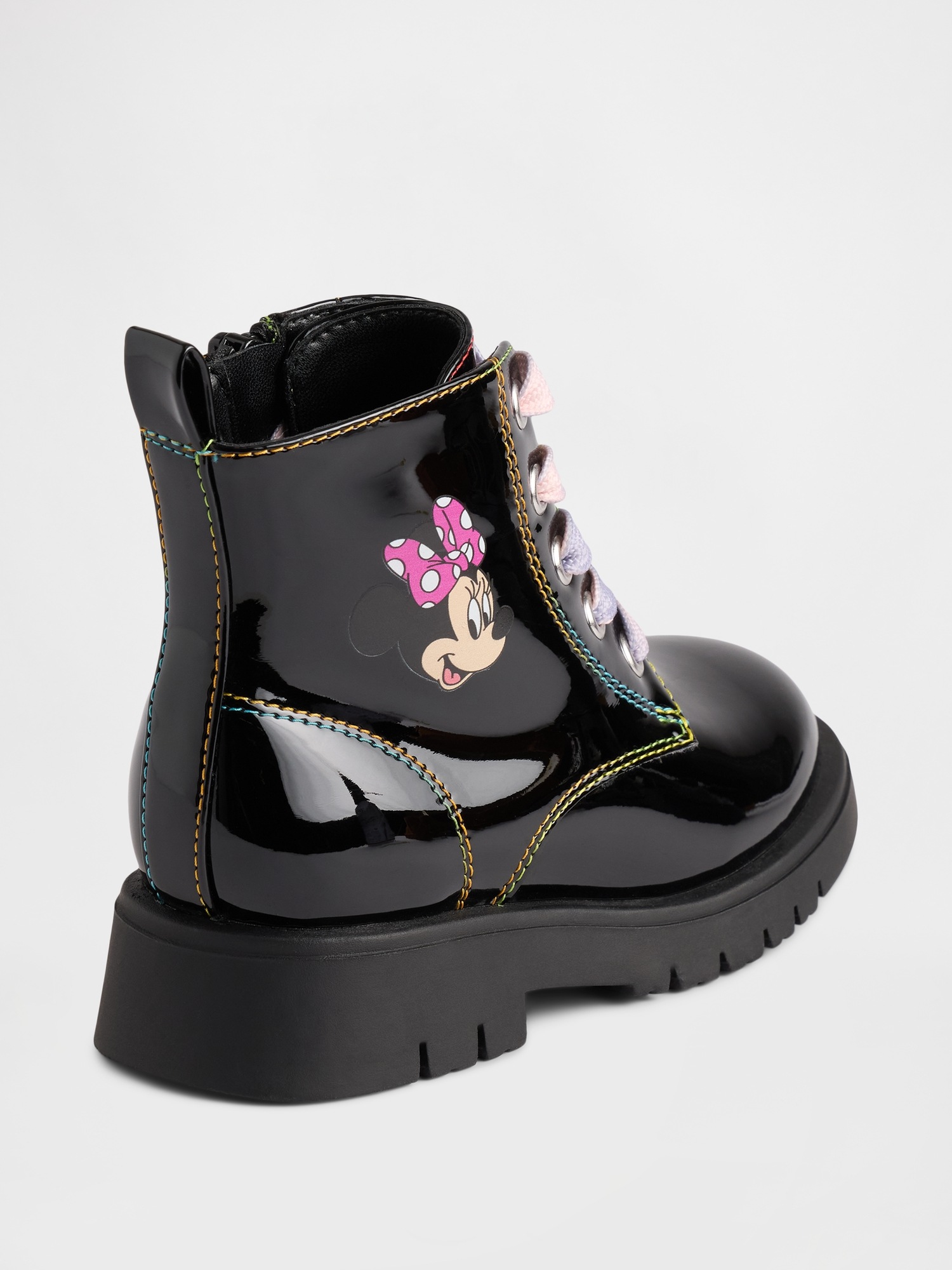Детские ботинки на шнуровке Gap x Disney Minnie Mouse — фото 4