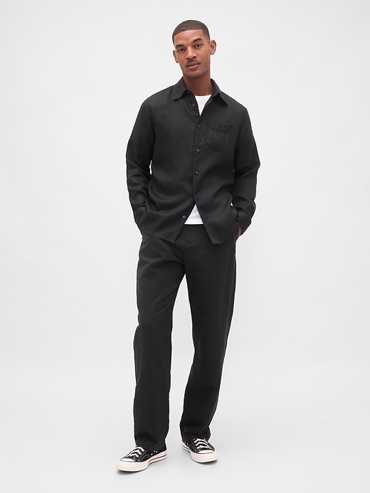 Image number 2 showing, 100% Linen Classic Shirt