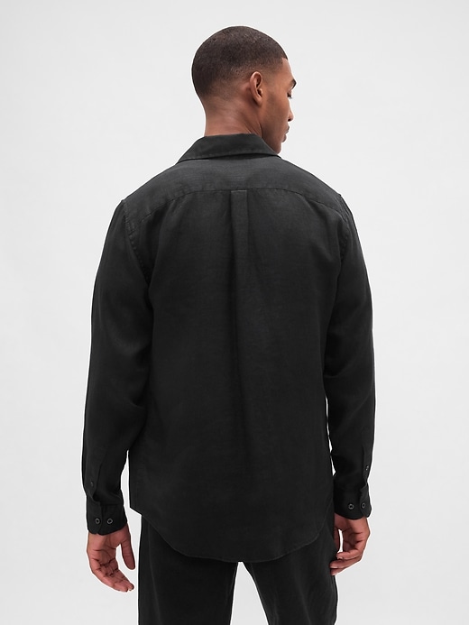 Image number 3 showing, 100% Linen Classic Shirt