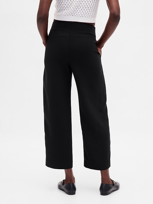 Image number 5 showing, High Rise Twill Straight Ankle Pants