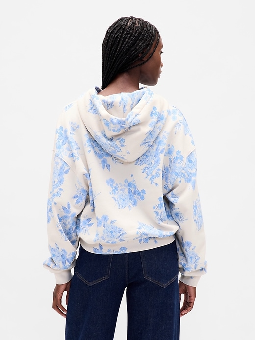 Image number 3 showing, VintageSoft Crop Logo Hoodie