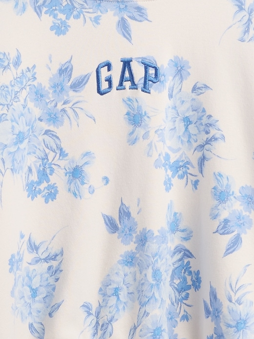 Image number 4 showing, VintageSoft Crop Logo Hoodie