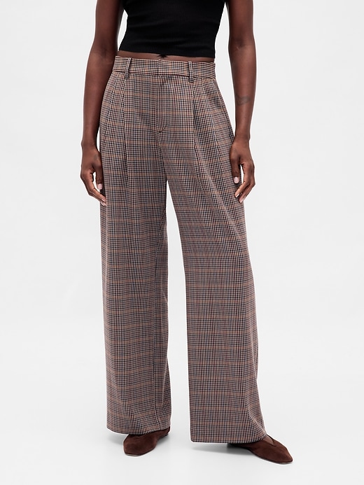 Image number 2 showing, 365 High Rise Brushed Twill Pleated Trousers