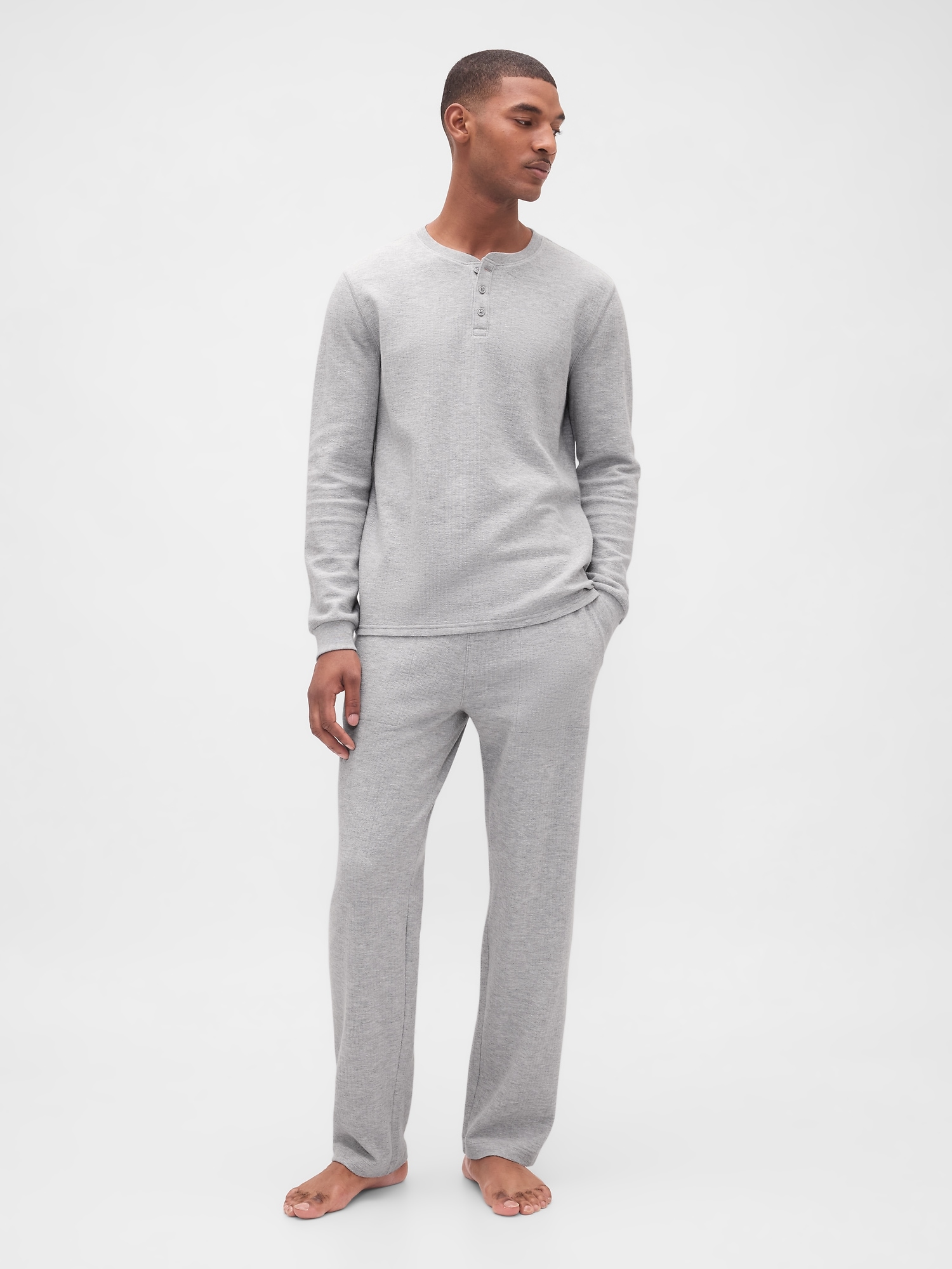 Relaxed PJ Joggers - Heather Grey