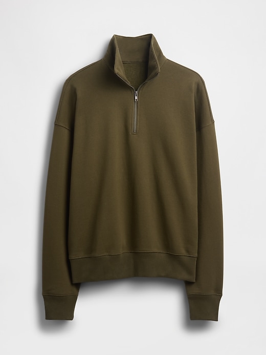 Image number 5 showing, Heavyweight Oversized Quarter-Zip Pullover