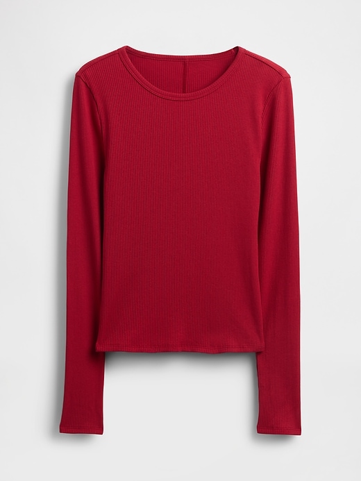 Image number 5 showing, Modern Rib Crop T-Shirt