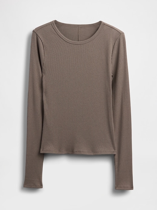 Image number 4 showing, Modern Rib Crop T-Shirt