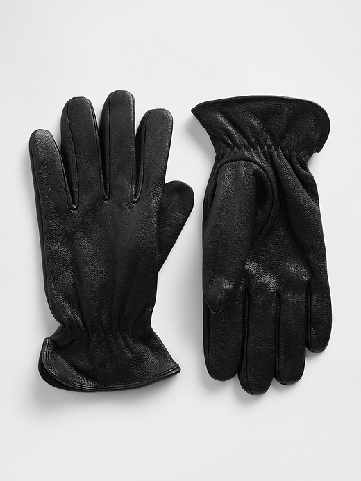 Image number 1 showing, Leather Gloves