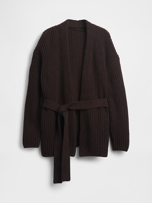 Image number 5 showing, Oversized Wrap Cardigan Sweater