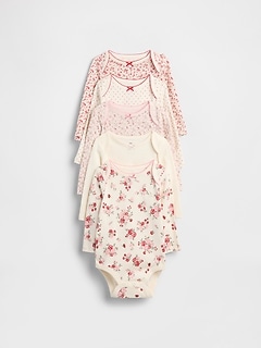 Baby First Favorite Organic Cotton Bodysuit (5-Pack)