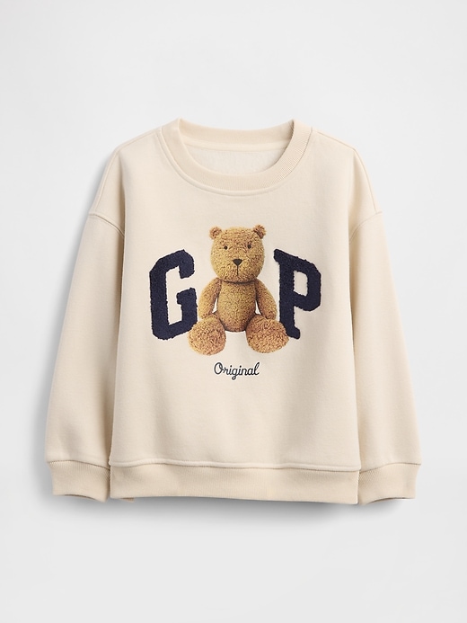 Image number 1 showing, Baby & Toddler VintageSoft Bear Logo Sweatshirt