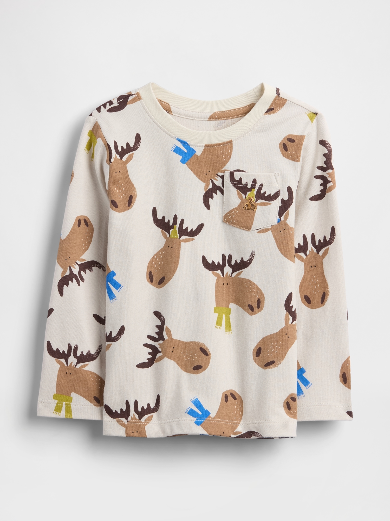 Gap Baby & Toddler Mix & Match Pocket T-shirt In Neutral