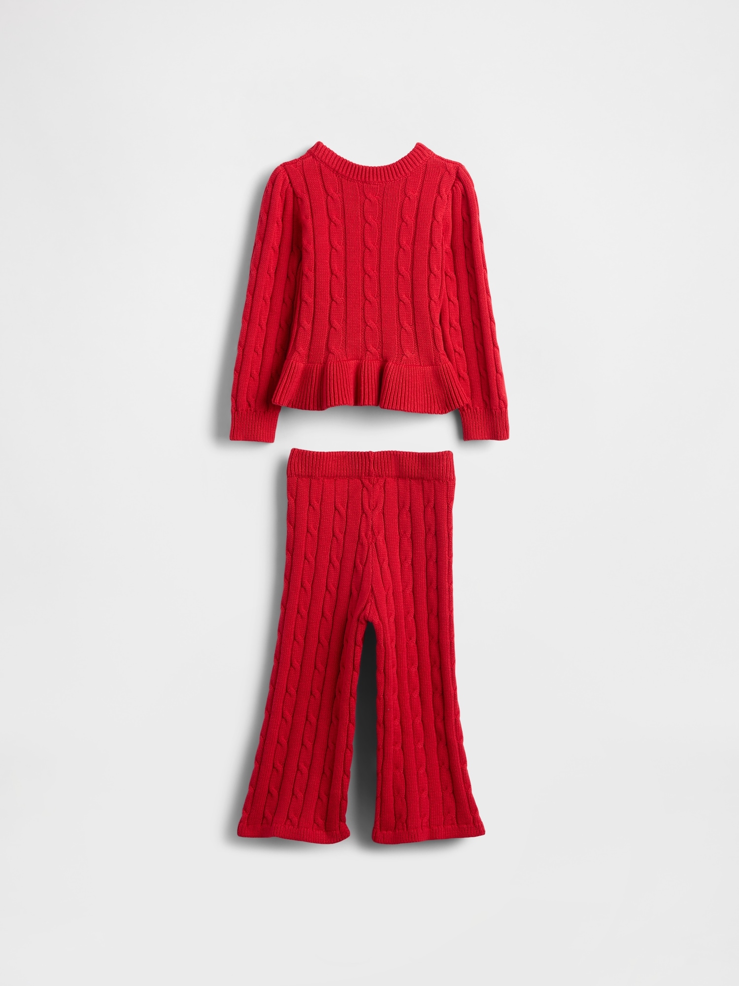 Baby & Toddler Cable-Knit Sweater Set