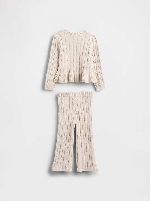 Image number 3 showing, Baby & Toddler Cable-Knit Sweater Set