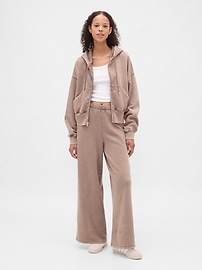 VintageSoft Full-Zip Wedge Hoodie