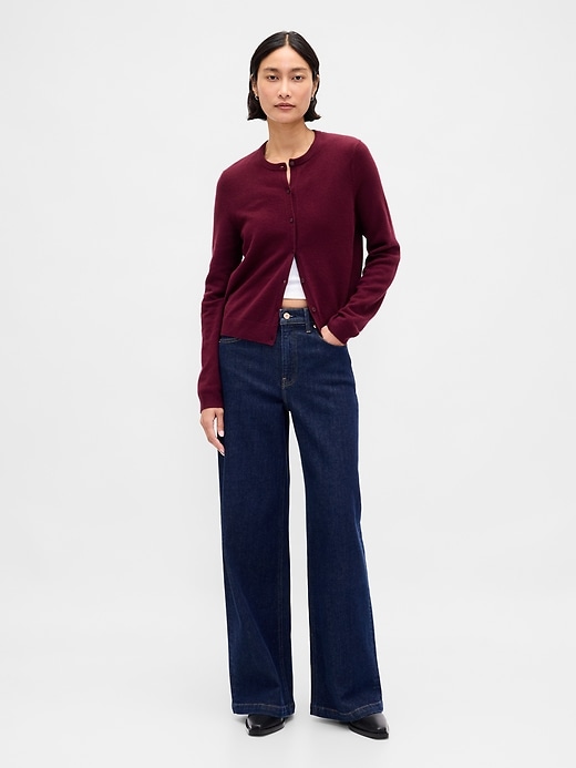 Image number 2 showing, CashSoft Crop Cardigan