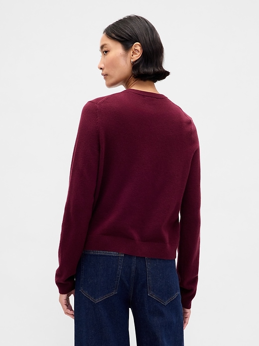 Image number 3 showing, CashSoft Crop Cardigan