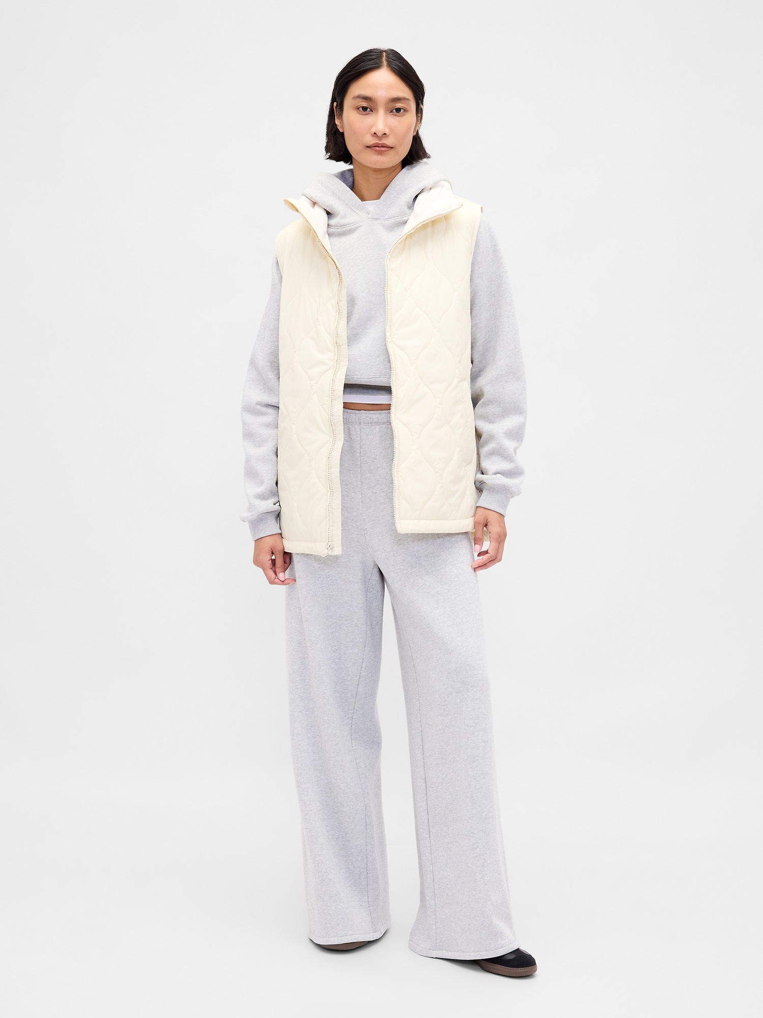 Recycled Lightweight Quilted Puffer Vest