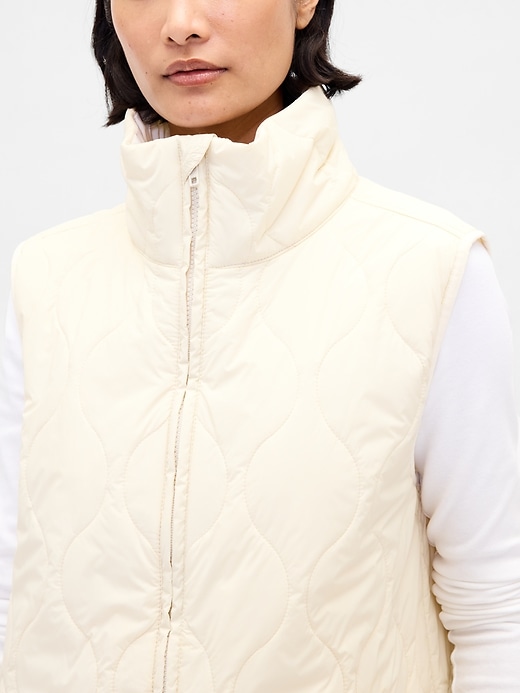 Image number 4 showing, Recycled Lightweight Quilted Puffer Vest