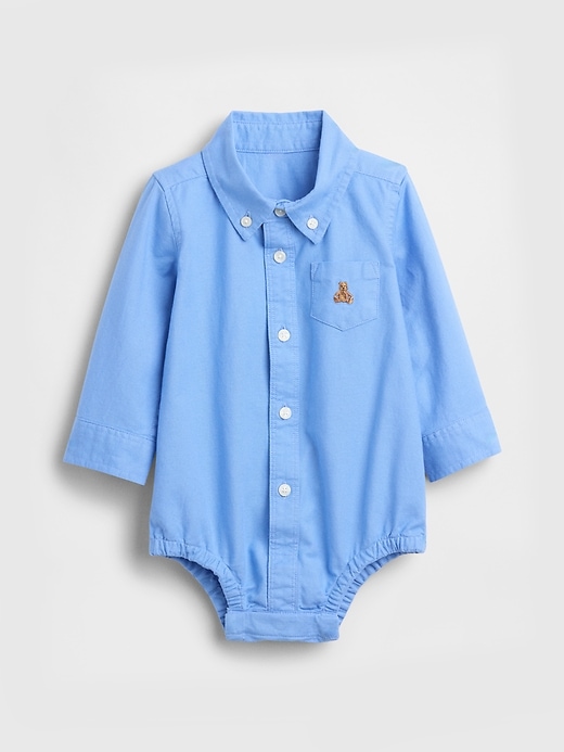 Image number 1 showing, Baby Oxford Bodysuit