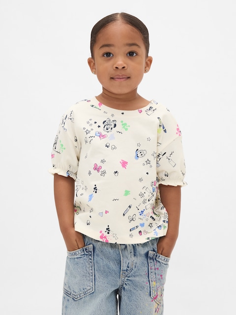 Gap × Disney Baby & Toddler Ruffle-Sleeve T-Shirt