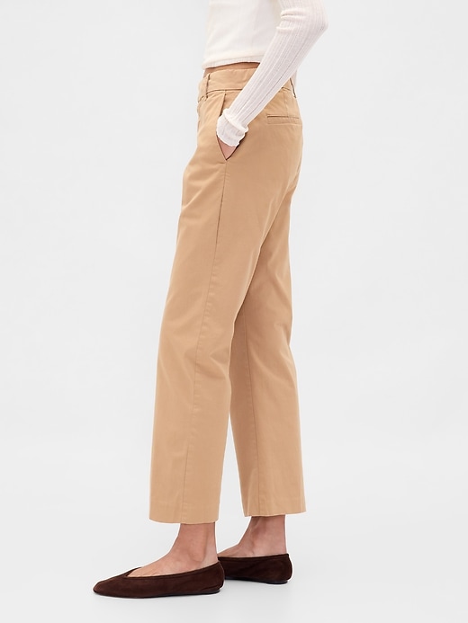 Image number 3 showing, Mid Rise Straight Khakis