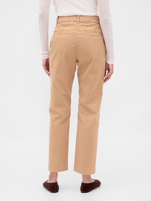 Image number 4 showing, Mid Rise Straight Khakis