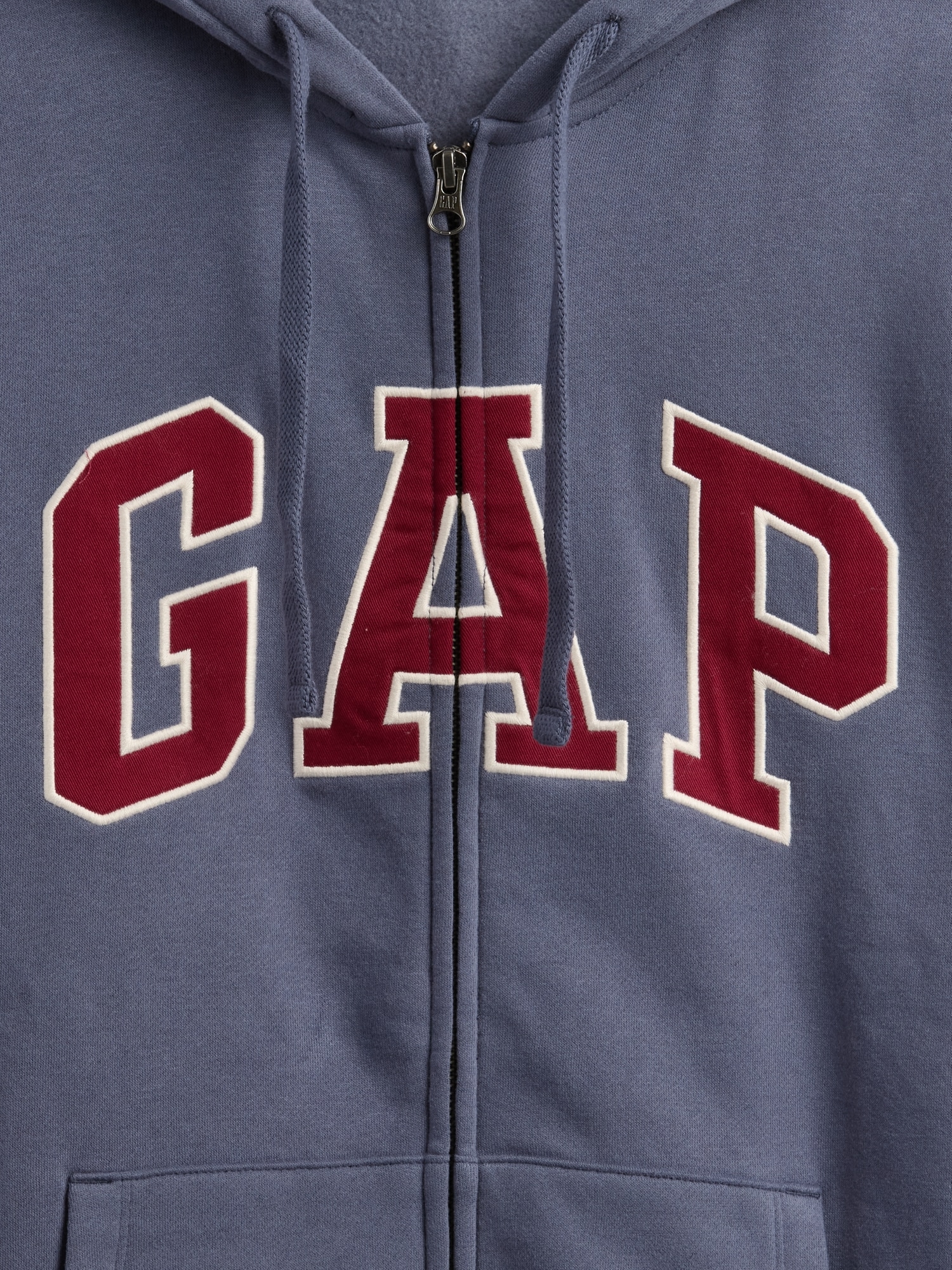 VintageSoft Arch Logo Full-Zip Hoodie