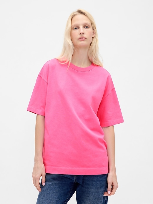 Image number 1 showing, Organic Cotton VintageSoft Heavyweight T-Shirt