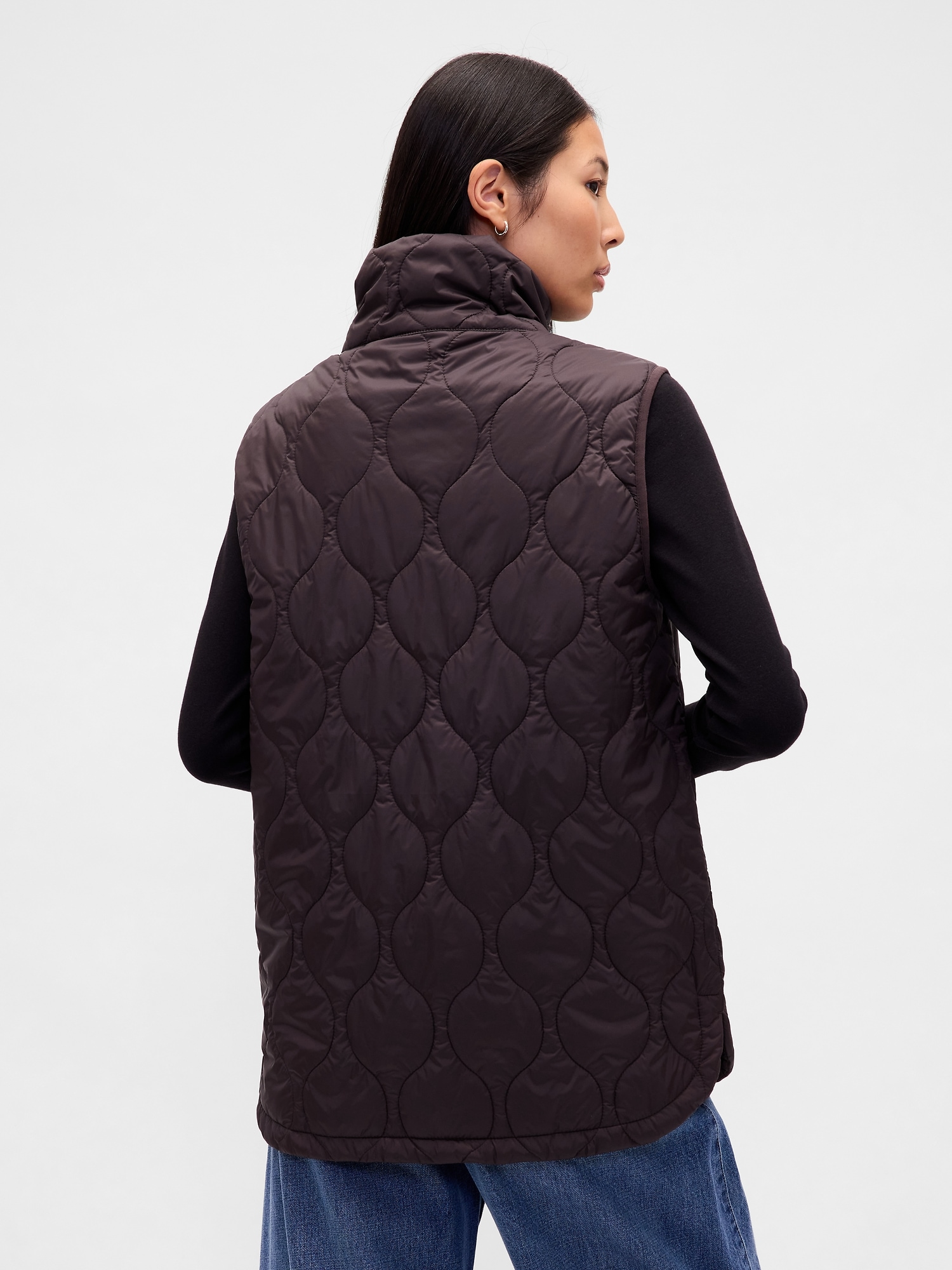 Recycled Lightweight Quilted Puffer Vest