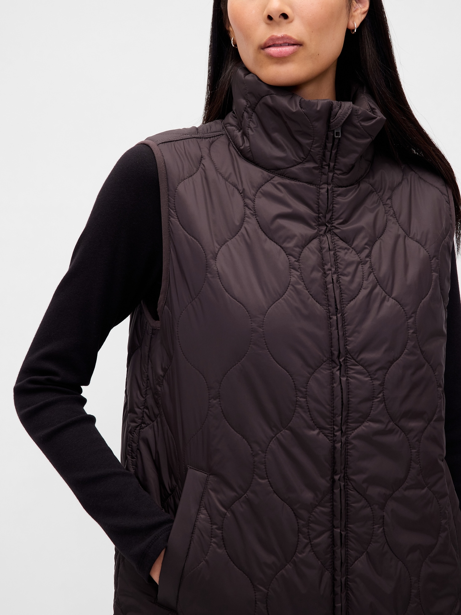 Recycled Lightweight Quilted Puffer Vest