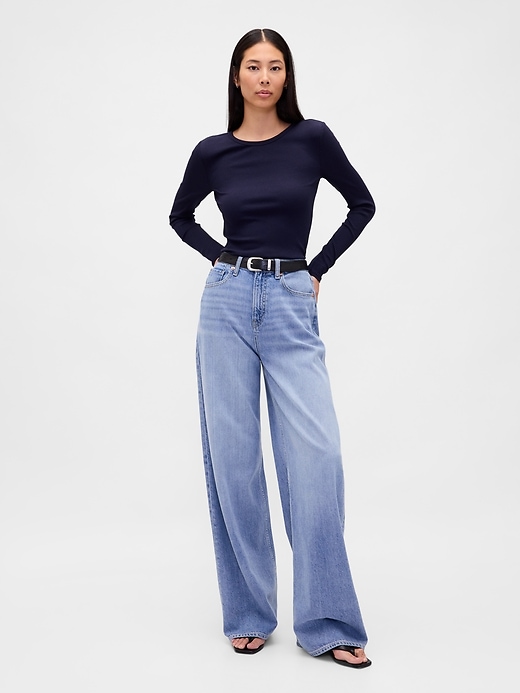 Image number 2 showing, Modern Rib Crop T-Shirt