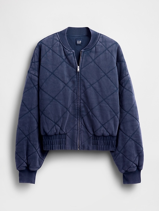 Image number 5 showing, VintageSoft Quilted Bomber Jacket