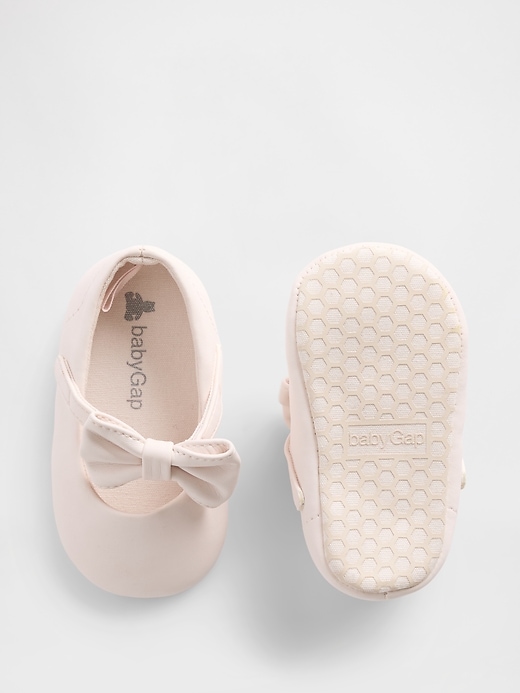 Image number 3 showing, Baby Mary Jane Bow Shoes