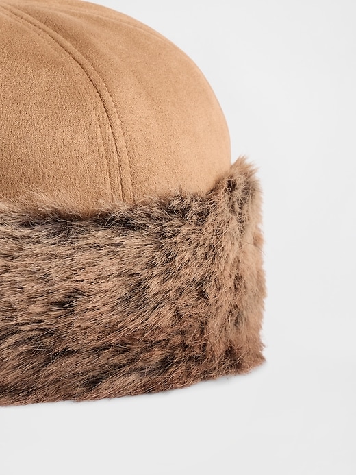 Image number 2 showing, Faux Fur Hat