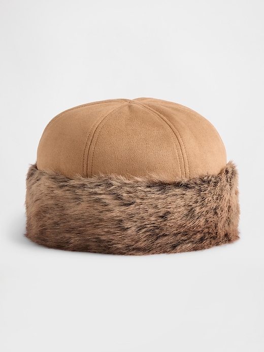 Image number 1 showing, Faux Fur Hat