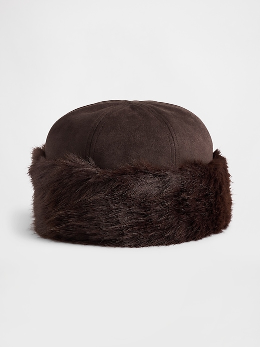 Image number 1 showing, Faux Fur Hat