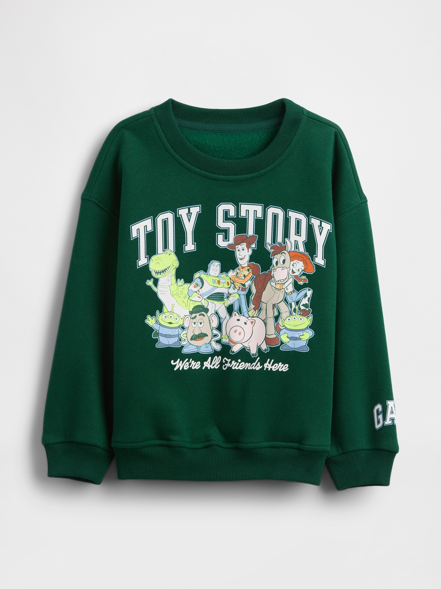 Gap × Disney Baby & Toddler VintageSoft Sweatshirt - Evergreen Glamous