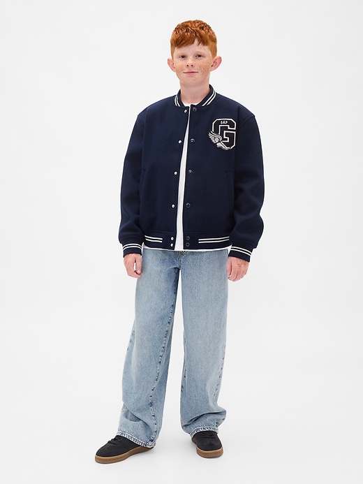 Image number 3 showing, Kids Varsity Logo Bomber Jacket