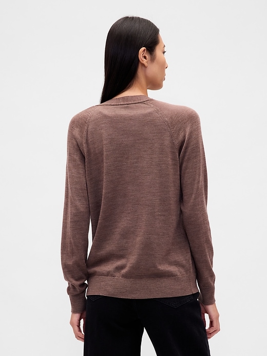 Image number 3 showing, Merino Boyfriend Cardigan