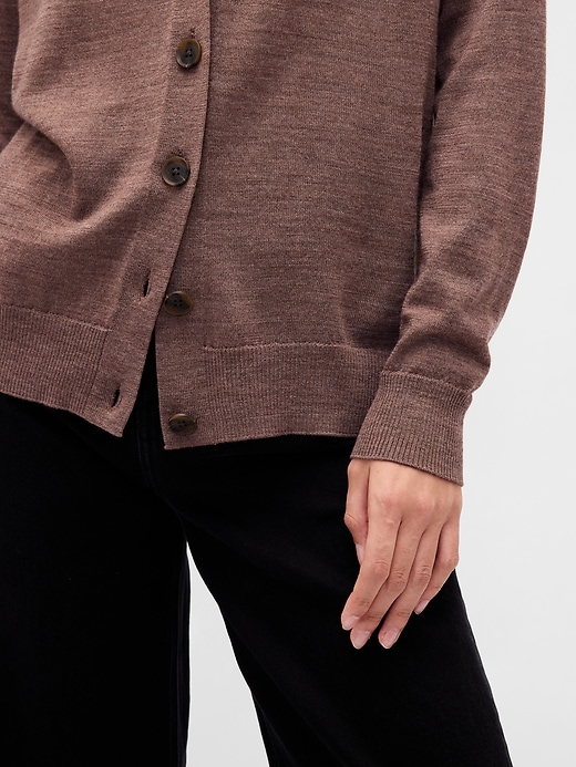 Image number 4 showing, Merino Boyfriend Cardigan