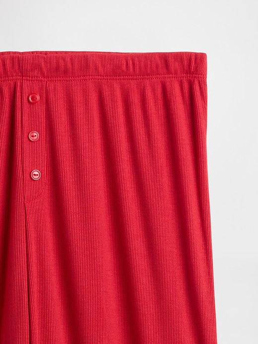 Image number 5 showing, Mini Rib Relaxed PJ Shorts
