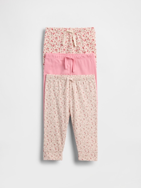 Baby First Favorites Organic Cotton Pull-On Pants (3-Pack)